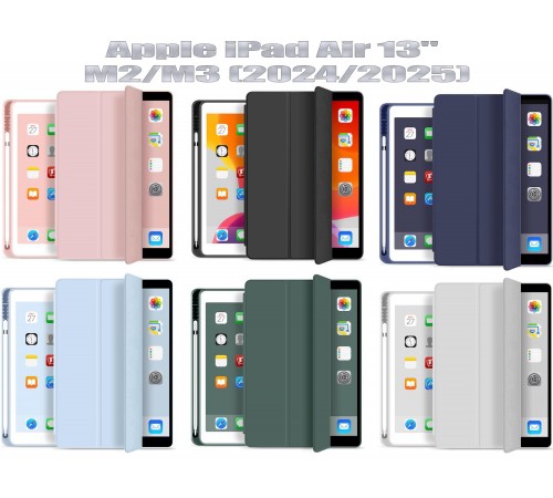 Чохол BeCover з кріпленням Apple Pencil для Apple iPad Air 13" M2 2024 Dark Green (711458)