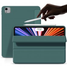 Чохол BeCover Tri Fold Soft TPU Silicone для Apple iPad Air 13" M2 2024 Dark Green (711470)