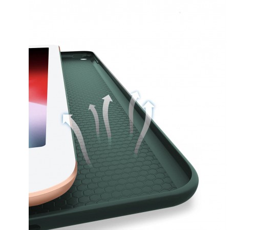 Чохол BeCover Tri Fold Soft TPU Silicone для Apple iPad Air 13" M2 2024 Dark Green (711470)