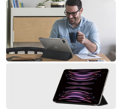 Чохол BeCover Tri Fold Hard для Apple iPad Air 13" M2 2024 Black (711471)