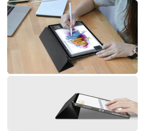 Чохол BeCover Tri Fold Hard для Apple iPad Air 13" M2 2024 Black (711471)