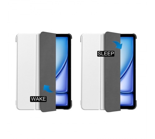 Чохол-книжка BeCover Smart Case для Apple iPad Air 11" M2/M3 (2024/2025) White (711597) Чохол-книжка BeCover Smart Case для Apple iPad Air 11" M2/M3 (2024/2025) White (711597)