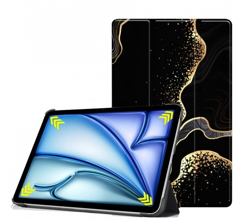 Чохол-книжка BeCover Smart Case для Apple iPad Air 11" M2/M3 (2024/2025) Black Abstraction (711598)