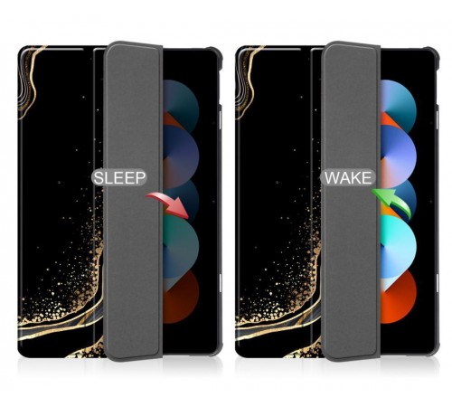 Чохол-книжка BeCover Smart Case для Apple iPad Air 11" M2/M3 (2024/2025) Black Abstraction (711598)