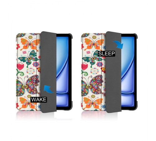 Чохол-книжка BeCover Smart Case для Apple iPad Air 11" M2/M3 (2024/2025) Butterfly (711599)