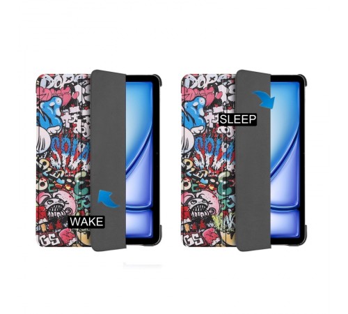 Чохол-книжка BeCover Smart Case для Apple iPad Air 11" M2/M3 (2024/2025) Graffiti (711605)