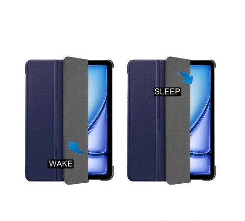 Чохол-книжка BeCover Smart Case для Apple iPad Air 13" M2/M3 (2024/2025) Deep Blue (711612) Чохол-книжка BeCover Smart Case для Apple iPad Air 13" M2/M3 (2024/2025) Deep Blue (711612)