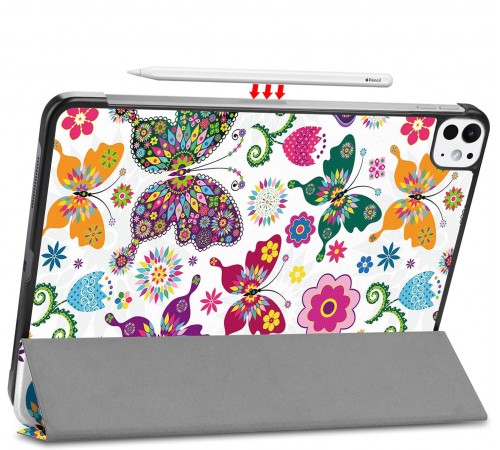 Чохол-книжка BeCover Smart Case для Apple iPad Pro 11" M4 2024 Butterfly (711631)