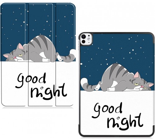 Чохол-книжка BeCover Smart Case для Apple iPad Pro 11" M4 2024 Good Night (711636) Чохол-книжка BeCover Smart Case для Apple iPad Pro 11" M4 2024 Good Night (711636)
