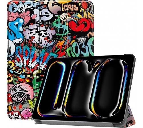Чохол-книжка BeCover Smart Case для Apple iPad Pro 11" M4 2024 Graffiti (711637)