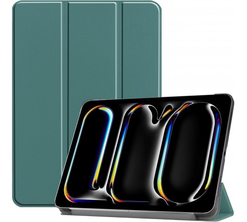 Чохол-книжка BeCover Smart Case для Apple iPad Pro 13" M4 2024 Dark Green (711645) Чохол-книжка BeCover Smart Case для Apple iPad Pro 13" M4 2024 Dark Green (711645)