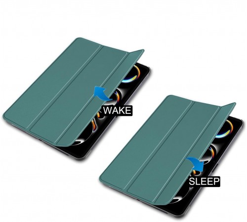 Чохол-книжка BeCover Smart Case для Apple iPad Pro 13" M4 2024 Dark Green (711645) Чохол-книжка BeCover Smart Case для Apple iPad Pro 13" M4 2024 Dark Green (711645)