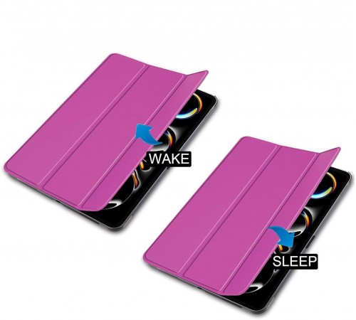 Чохол-книжка BeCover Smart Case для Apple iPad Pro 13" M4 2024 Purple (711646) Чохол-книжка BeCover Smart Case для Apple iPad Pro 13" M4 2024 Purple (711646)