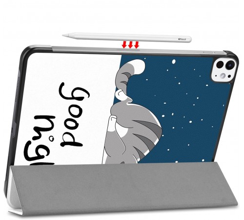 Чохол-книжка BeCover Smart Case для Apple iPad Pro 13" M4 2024 Good Night (711651) Чохол-книжка BeCover Smart Case для Apple iPad Pro 13" M4 2024 Good Night (711651)