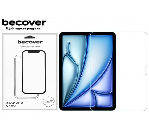 Захисне скло BeCover для Apple iPad Air 13" M2 2024 (711672)