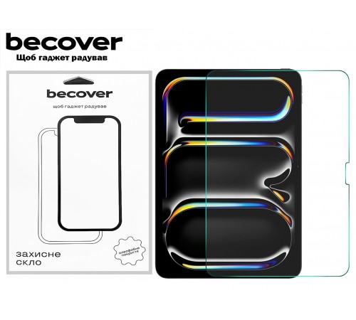 Захисне скло BeCover для Apple iPad Pro 11" M4 2024 (711673)
