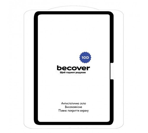 Захисне скло BeCover 10D для Apple iPad Pro 13" M4 2024 Black (711678)