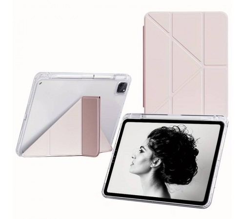 Чохол-книжка BeCover Ultra Slim Origami для Apple iPad Pro M4 2024 11" Pink (711691)