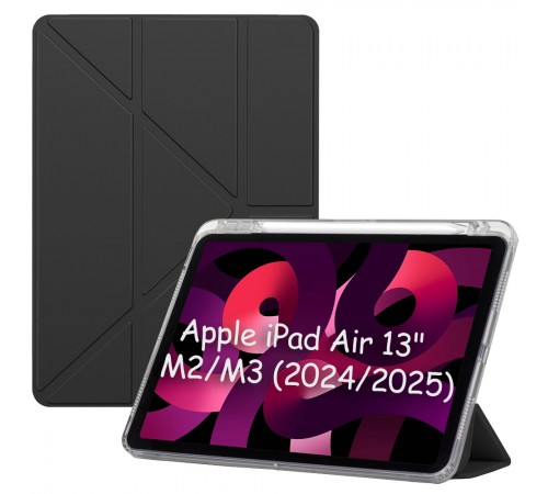 Чохол-книжка BeCover Ultra Slim Origami для Apple iPad Air 13 M2 2024 13" Black (711695)
