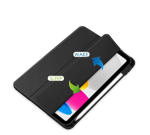 Чохол-книжка BeCover Soft Edge TPU з кріпленням Apple Pencil для Apple iPad Air (4/5) 2020/2022 10.9" Black (711696) Чохол-книжка BeCover Soft Edge TPU з кріпленням Apple Pencil для Apple iPad Air (4/5) 2020/2022 10.9" Black (711696)