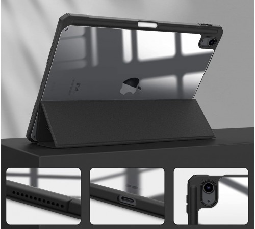 Чохол-книжка BeCover Soft Edge TPU з кріпленням Apple Pencil для Apple iPad Air 11 M2 2024 11" Black (711702) Чохол-книжка BeCover Soft Edge TPU з кріпленням Apple Pencil для Apple iPad Air 11 M2 2024 11" Black (711702)