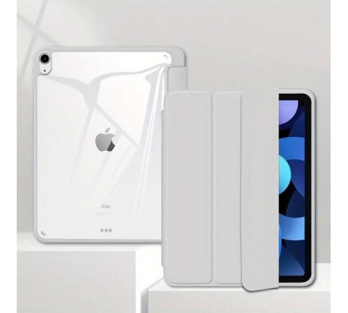 Чохол-книжка BeCover Soft Edge TPU з кріпленням Apple Pencil для Apple iPad Air 11 M2 2024 11" Gray (711705)