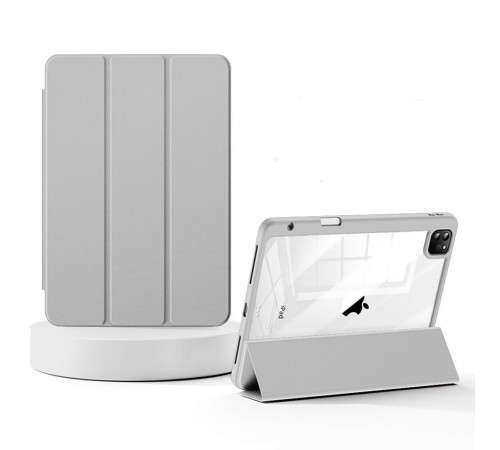 Чохол-книжка BeCover Soft Edge TPU з кріпленням Apple Pencil для Apple iPad Pro 12.9 2020/2021/2022 Gray (711709)