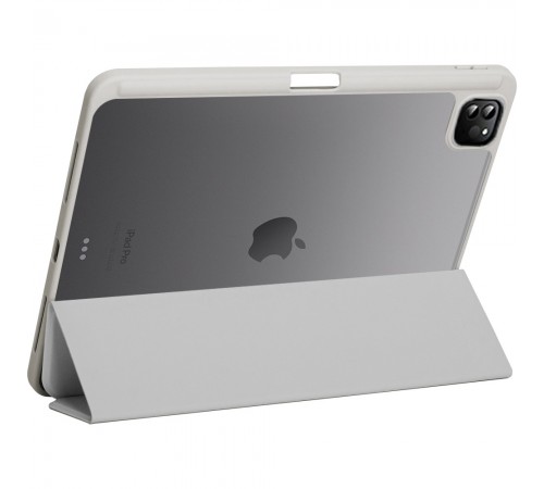 Чохол-книжка BeCover Soft Edge TPU з кріпленням Apple Pencil для Apple iPad Pro 12.9 2020/2021/2022 Gray (711709)