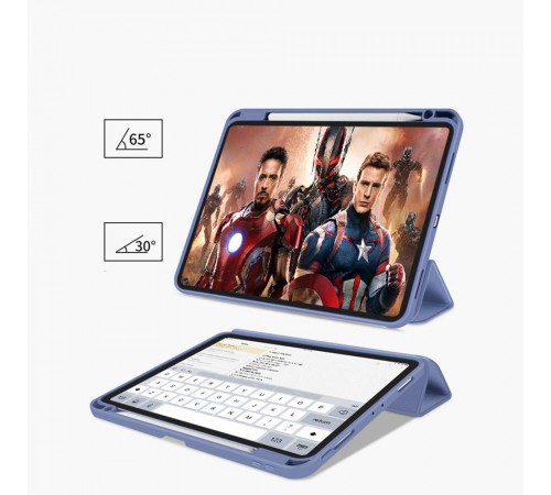 Чохол-книжка BeCover Soft Edge TPU з кріпленням Apple Pencil для Apple iPad Pro 12.9 2020/2021/2022 Purple (711710)