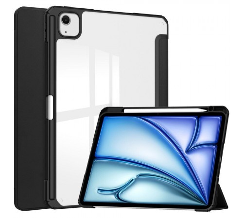 Чохол-книжка BeCover Soft Edge TPU з кріпленням Apple Pencil для Apple iPad Air 13" M2 2024 Black (711711) Чохол-книжка BeCover Soft Edge TPU з кріпленням Apple Pencil для Apple iPad Air 13" M2 2024 Black (711711)