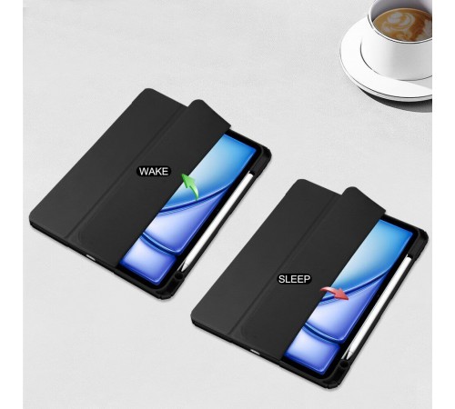 Чохол-книжка BeCover Soft Edge TPU з кріпленням Apple Pencil для Apple iPad Air 13" M2 2024 Black (711711) Чохол-книжка BeCover Soft Edge TPU з кріпленням Apple Pencil для Apple iPad Air 13" M2 2024 Black (711711)