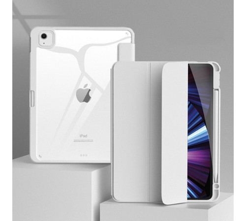 Чохол-книжка BeCover Soft Edge TPU з кріпленням Apple Pencil для Apple iPad Air 13" M2 2024 Gray (711712)