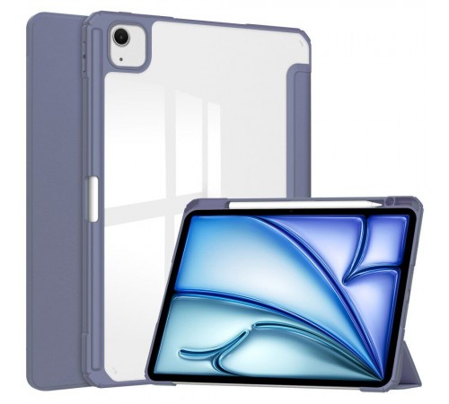 Чохол-книжка BeCover Soft Edge TPU з кріпленням Apple Pencil для Apple iPad Air 13" M2 2024 Purple (711713)
