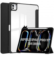 Чохол-книжка BeCover Soft Edge TPU з кріпленням Apple Pencil для Apple iPad Pro 11" M4 2024 Black (711714)