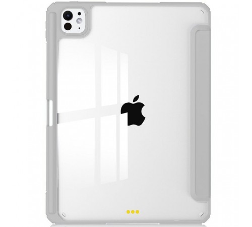 Чохол-книжка BeCover Soft Edge TPU з кріпленням Apple Pencil для Apple iPad Pro 11" M4 2024 Gray (711715)