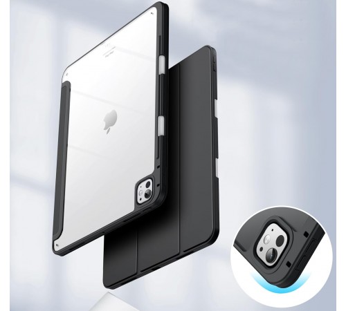 Чохол-книжка BeCover Soft Edge TPU з кріпленням Apple Pencil для Apple iPad Pro 13" M4 2024 Black (711717)