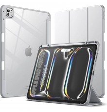 Чохол-книжка BeCover Soft Edge TPU з кріпленням Apple Pencil для Apple iPad Pro 13" M4 2024 Gray (711718)