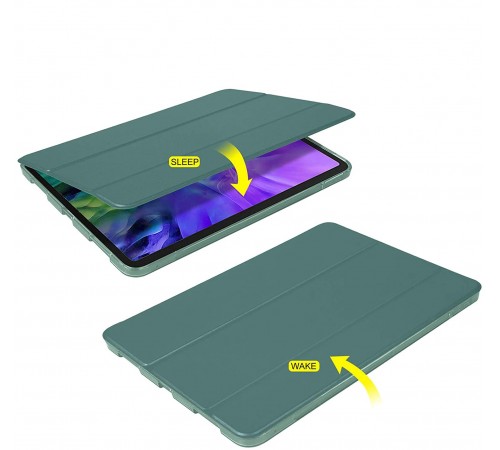 Чохол-книжка BeCover Tri Fold Hard для Apple iPad Pro 12.9 2020/2021/2022 Dark Green (711720)