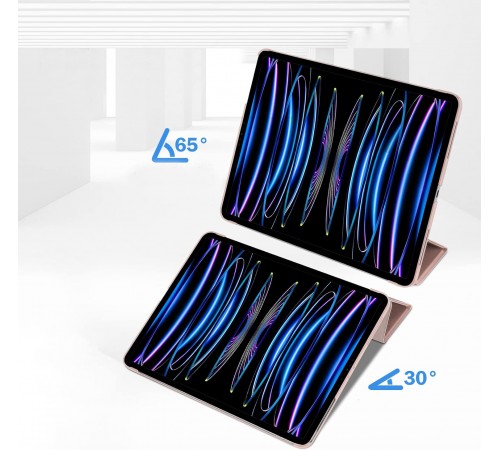 Чохол-книжка BeCover Tri Fold Hard для Apple iPad Pro 12.9 2020/2021/2022 Pink (711721)