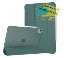 Чохол-книжка BeCover Tri Fold Hard для Apple iPad Air 13" M2 2024 Dark Green (711723)