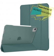 Чохол-книжка BeCover Tri Fold Hard для Apple iPad Air 13" M2 2024 Dark Green (711723)