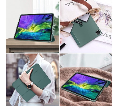 Чохол-книжка BeCover Tri Fold Hard для Apple iPad Air 13" M2 2024 Dark Green (711723)