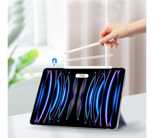 Чохол-книжка BeCover Tri Fold Hard для Apple iPad Air 13" M2 2024 Purple (711725)