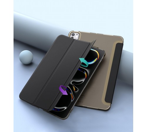Чохол-книжка BeCover Tri Fold Hard для Apple iPad Pro 11" M4 2024 Black (711726)