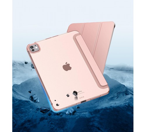 Чохол-книжка BeCover Tri Fold Hard для Apple iPad Pro 11" M4 2024 Pink (711728) Чохол-книжка BeCover Tri Fold Hard для Apple iPad Pro 11" M4 2024 Pink (711728)