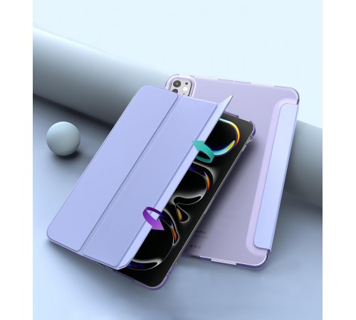 Чохол-книжка BeCover Tri Fold Hard для Apple iPad Pro 11" M4 2024 Purple (711729)