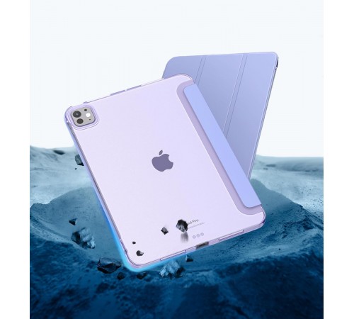 Чохол-книжка BeCover Tri Fold Hard для Apple iPad Pro 11" M4 2024 Purple (711729)