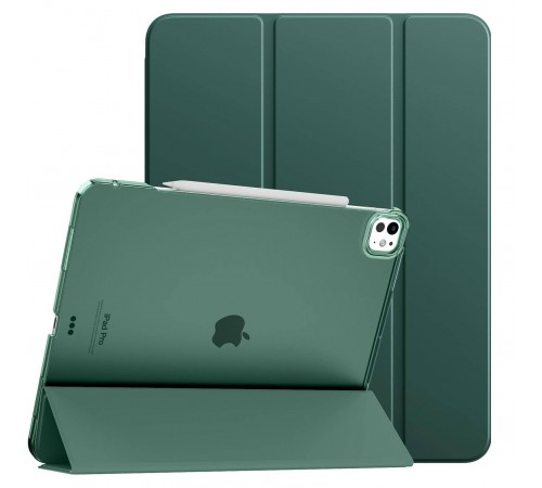 Чохол-книжка BeCover Tri Fold Hard для Apple iPad Pro 13" M4 2024 Dark Green (711731)