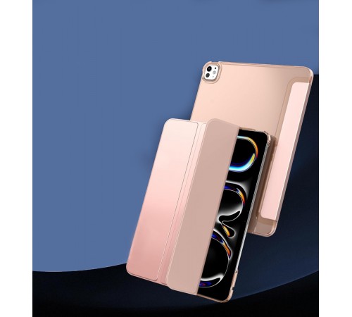 Чохол-книжка BeCover Tri Fold Hard для Apple iPad Pro 13" M4 2024 Pink (711732)