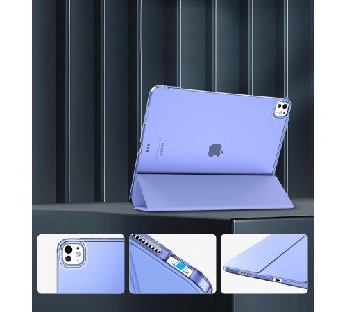 Чохол-книжка BeCover Tri Fold Hard для Apple iPad Pro 13" M4 2024 Purple (711733)